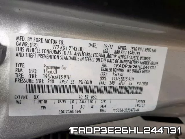 1FADP3E26HL244731