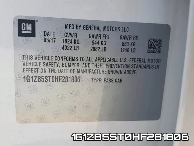 1G1ZB5ST0HF281806