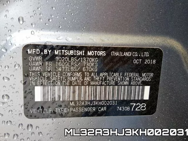 ML32A3HJ3KH002031