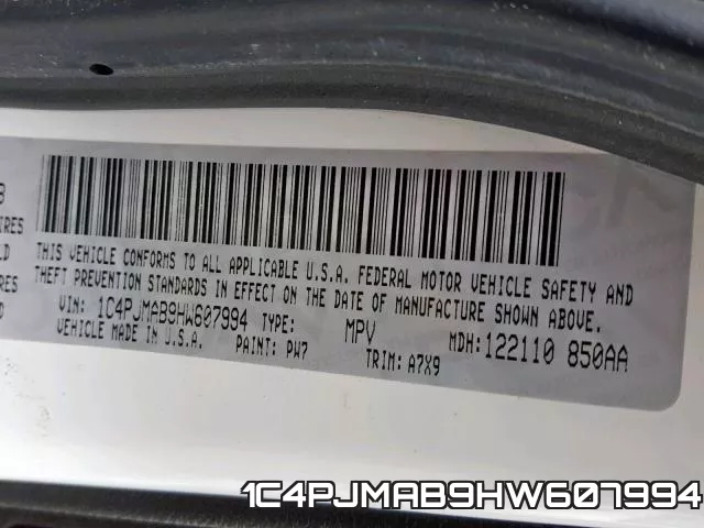 1C4PJMAB9HW607994