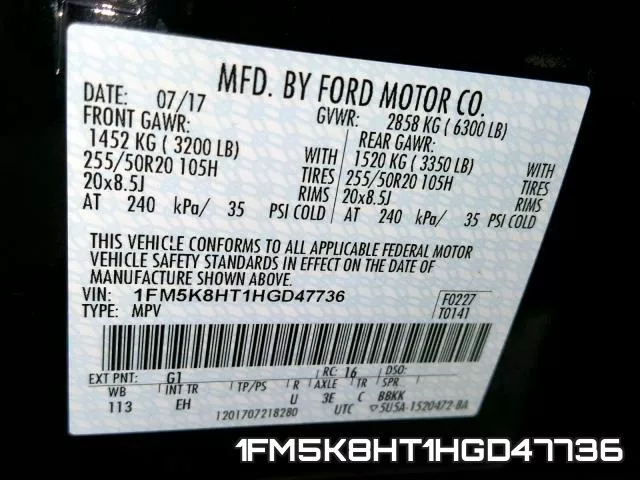 1FM5K8HT1HGD47736