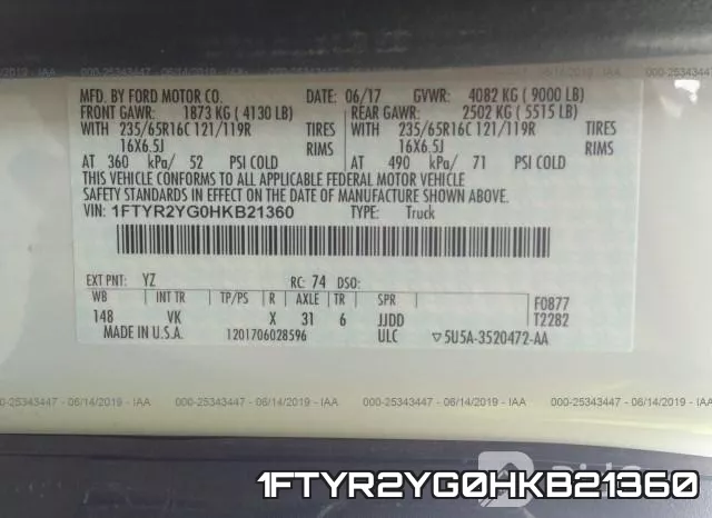 1FTYR2YG0HKB21360