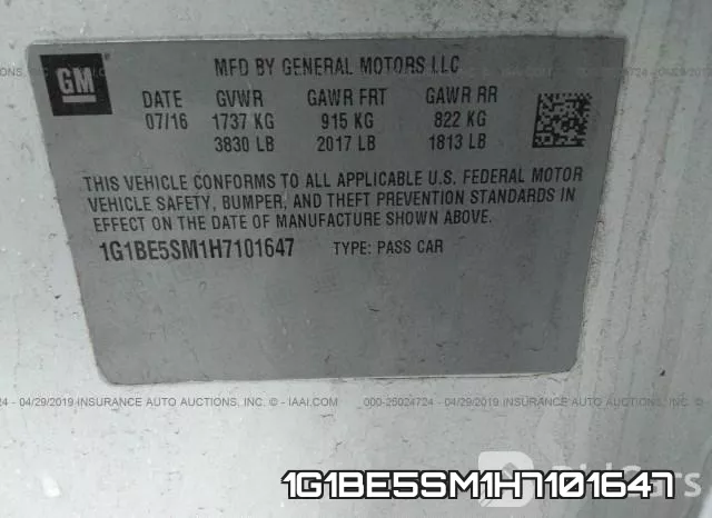 1G1BE5SM1H7101647