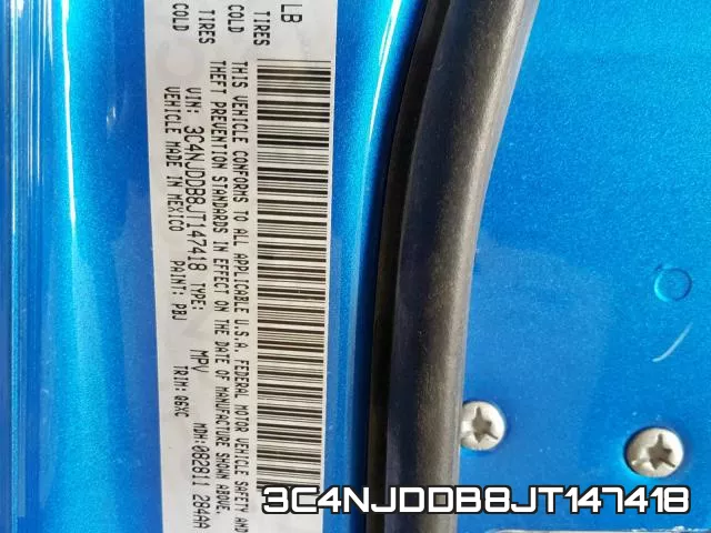 3C4NJDDB8JT147418