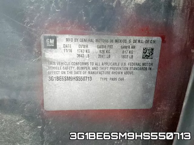 3G1BE6SM9HS550713