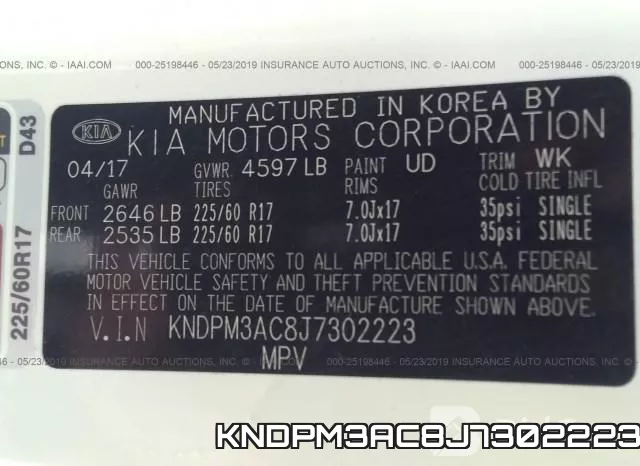 KNDPM3AC8J7302223