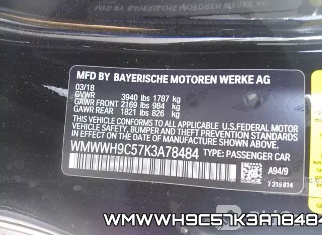 WMWWH9C57K3A78484