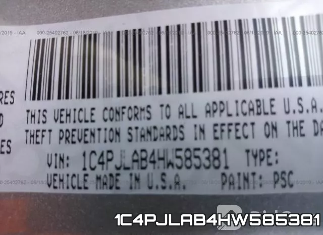 1C4PJLAB4HW585381