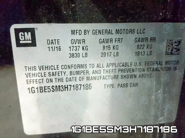 1G1BE5SM3H7187186