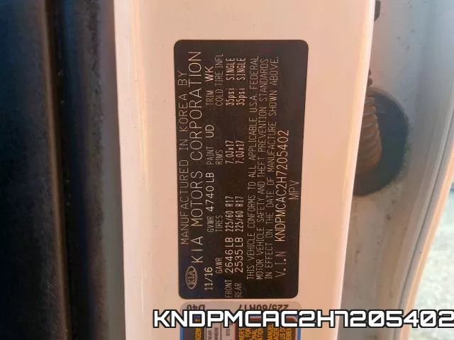 KNDPMCAC2H7205402