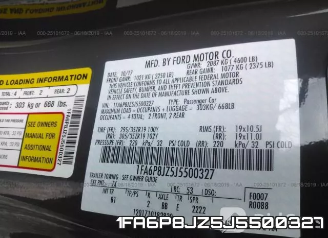 1FA6P8JZ5J5500327