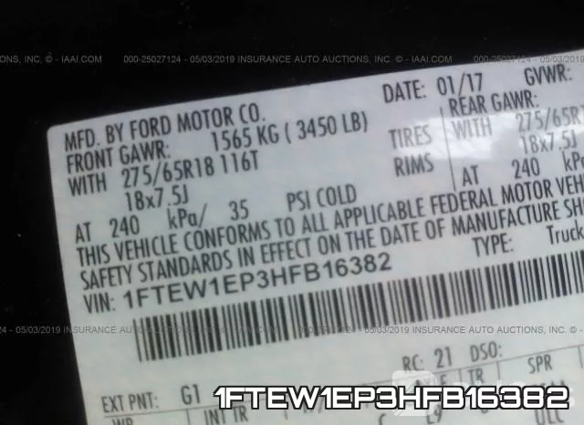 1FTEW1EP3HFB16382