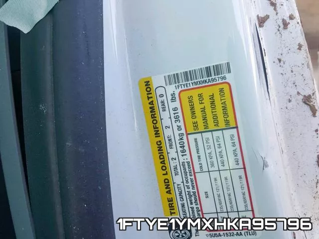 1FTYE1YMXHKA95796