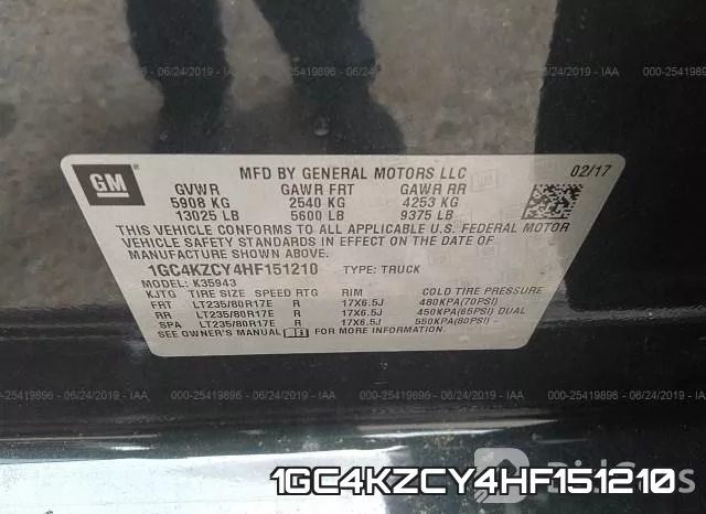 1GC4KZCY4HF151210