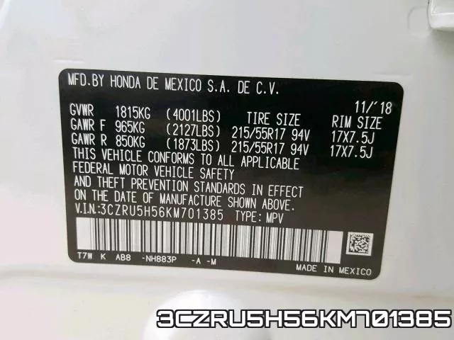 3CZRU5H56KM701385