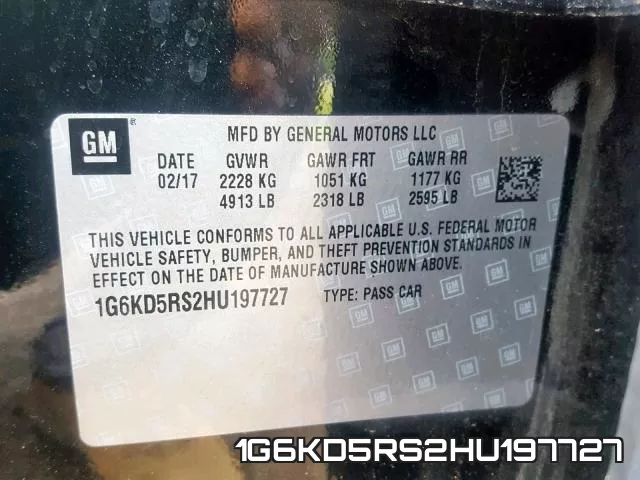 1G6KD5RS2HU197727