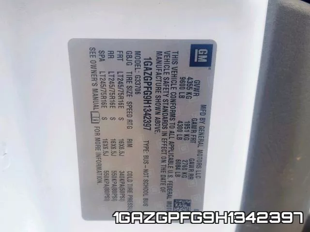 1GAZGPFG9H1342397
