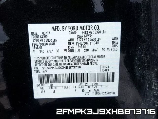 2FMPK3J9XHBB73716