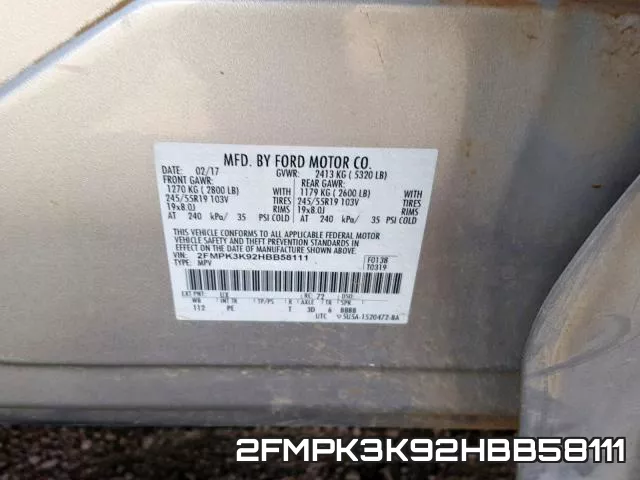 2FMPK3K92HBB58111