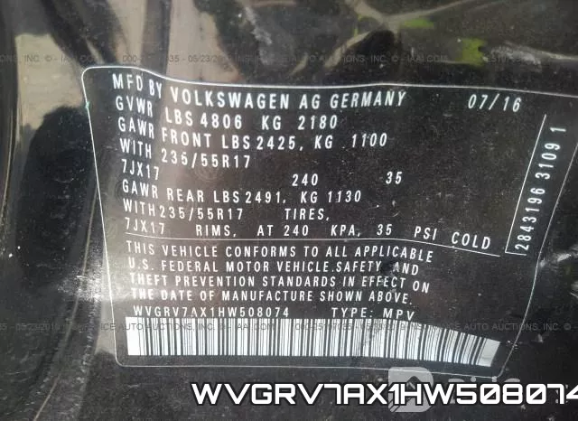 WVGRV7AX1HW508074