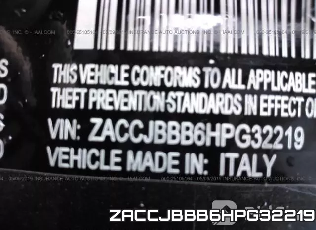 ZACCJBBB6HPG32219