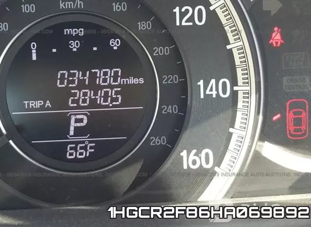 1HGCR2F86HA069892