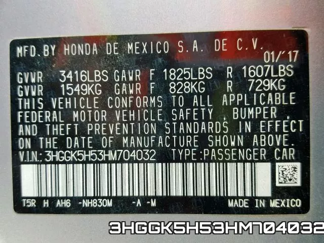 3HGGK5H53HM704032