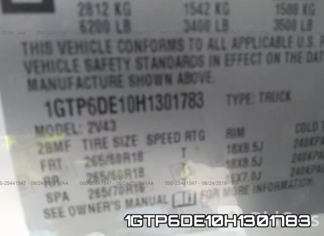1GTP6DE10H1301783