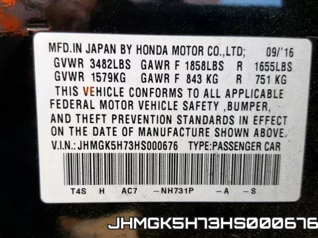 JHMGK5H73HS000676