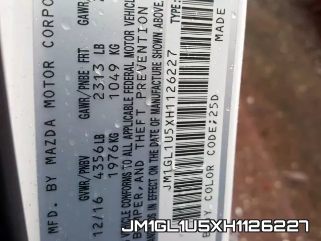 JM1GL1U5XH1126227