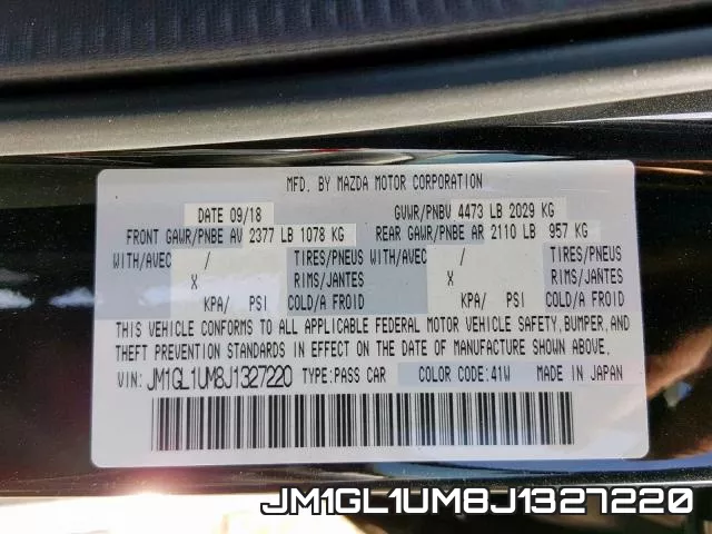 JM1GL1UM8J1327220