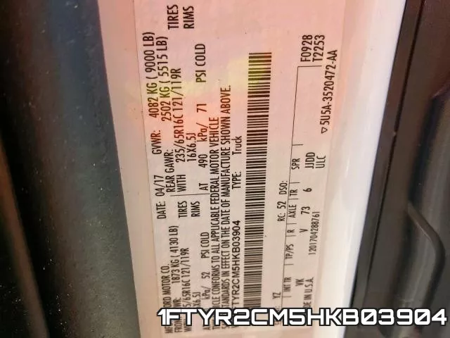 1FTYR2CM5HKB03904
