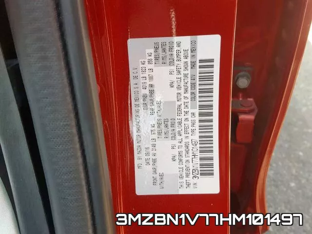 3MZBN1V77HM101497