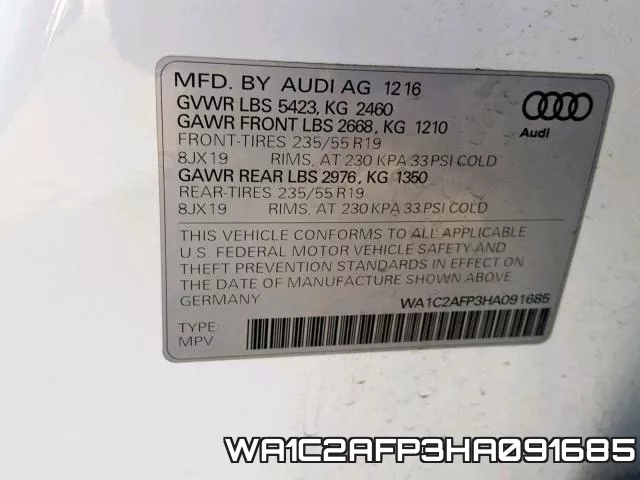 WA1C2AFP3HA091685