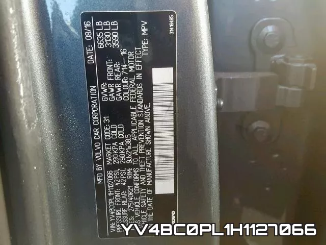 YV4BC0PL1H1127066