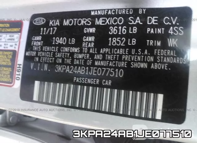 3KPA24AB1JE077510