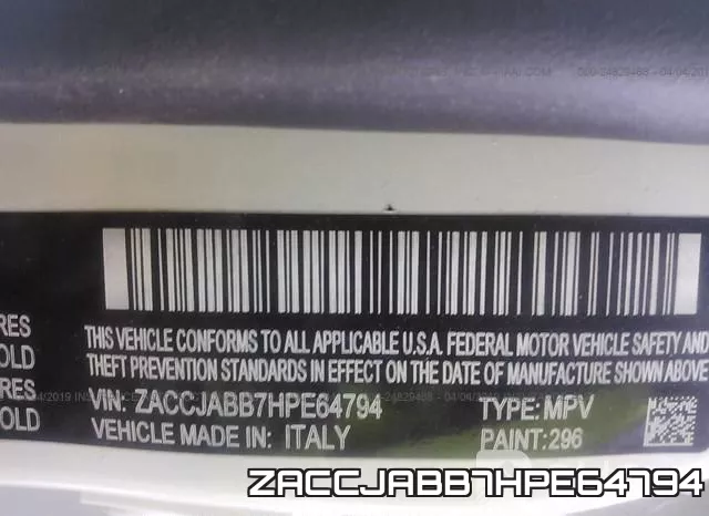ZACCJABB7HPE64794