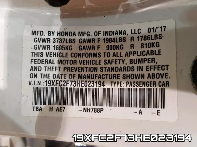19XFC2F73HE023194