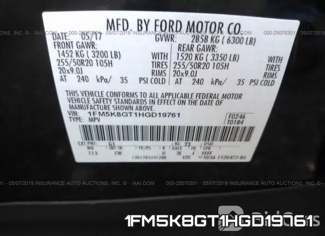 1FM5K8GT1HGD19761