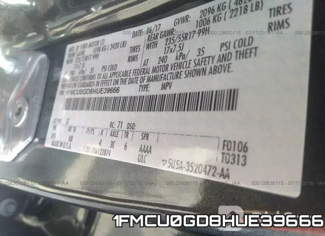 1FMCU0GD8HUE39666