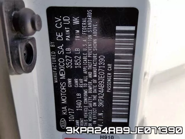 3KPA24AB9JE071390