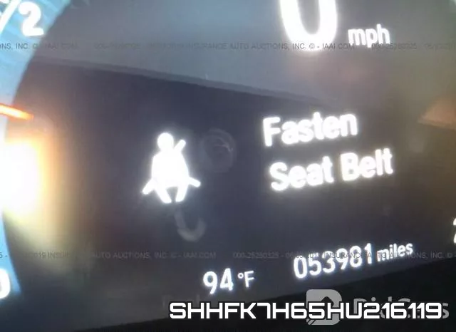 SHHFK7H65HU216119
