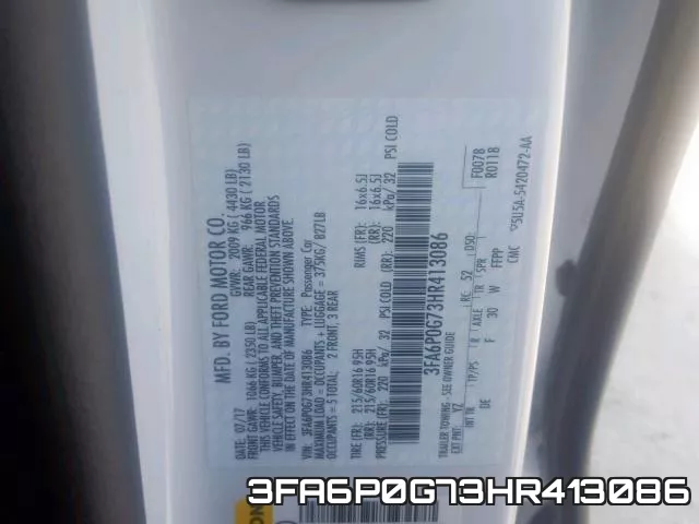 3FA6P0G73HR413086
