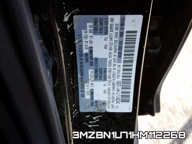 3MZBN1U71HM112268