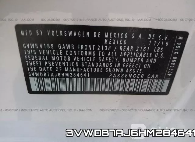3VWDB7AJ6HM284641