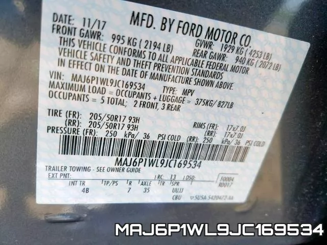 MAJ6P1WL9JC169534