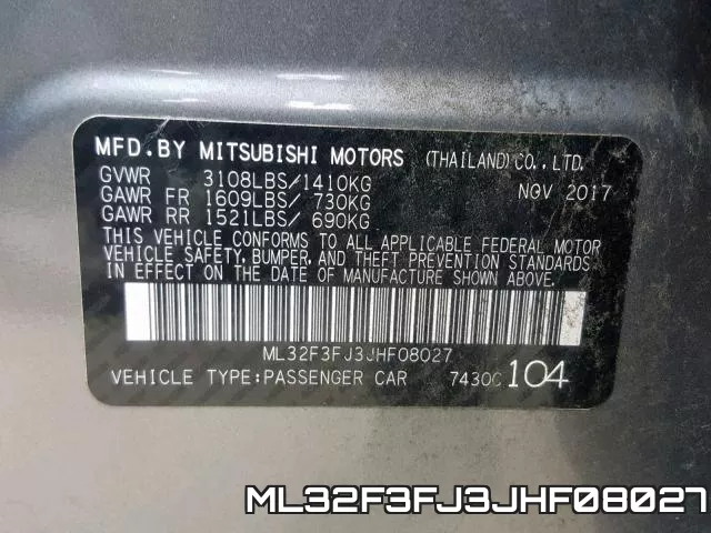 ML32F3FJ3JHF08027