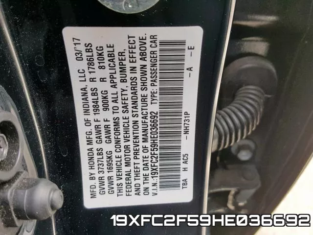 19XFC2F59HE036692