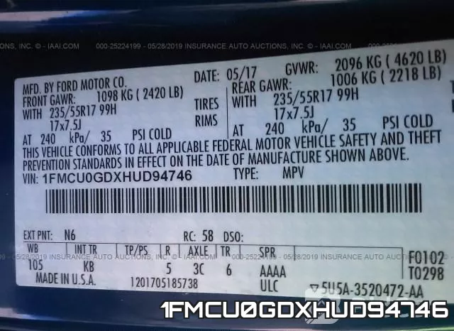 1FMCU0GDXHUD94746