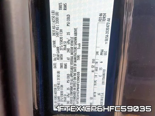 1FTEX1CP6HFC59035